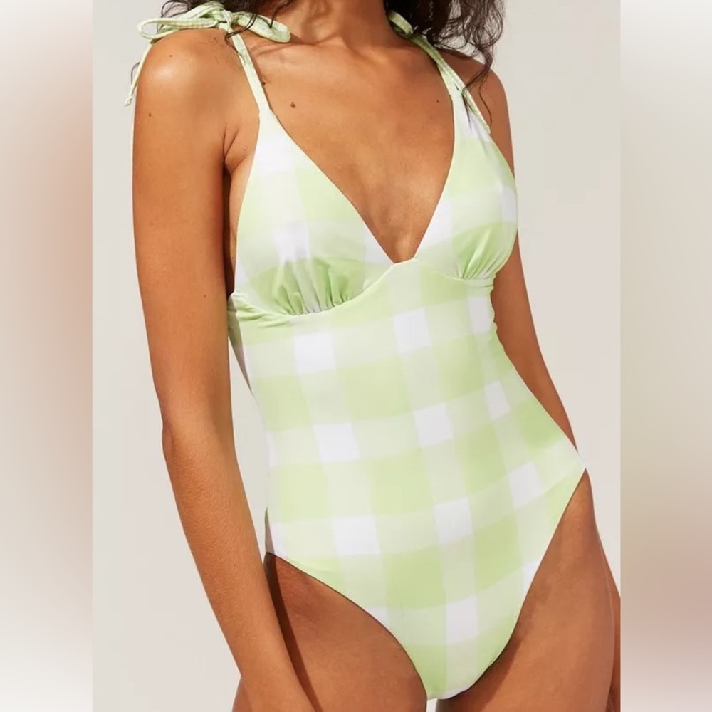 Solid & Striped - The Olympia (REVERSIBLE)- GINGHAM X MINI GRID - M